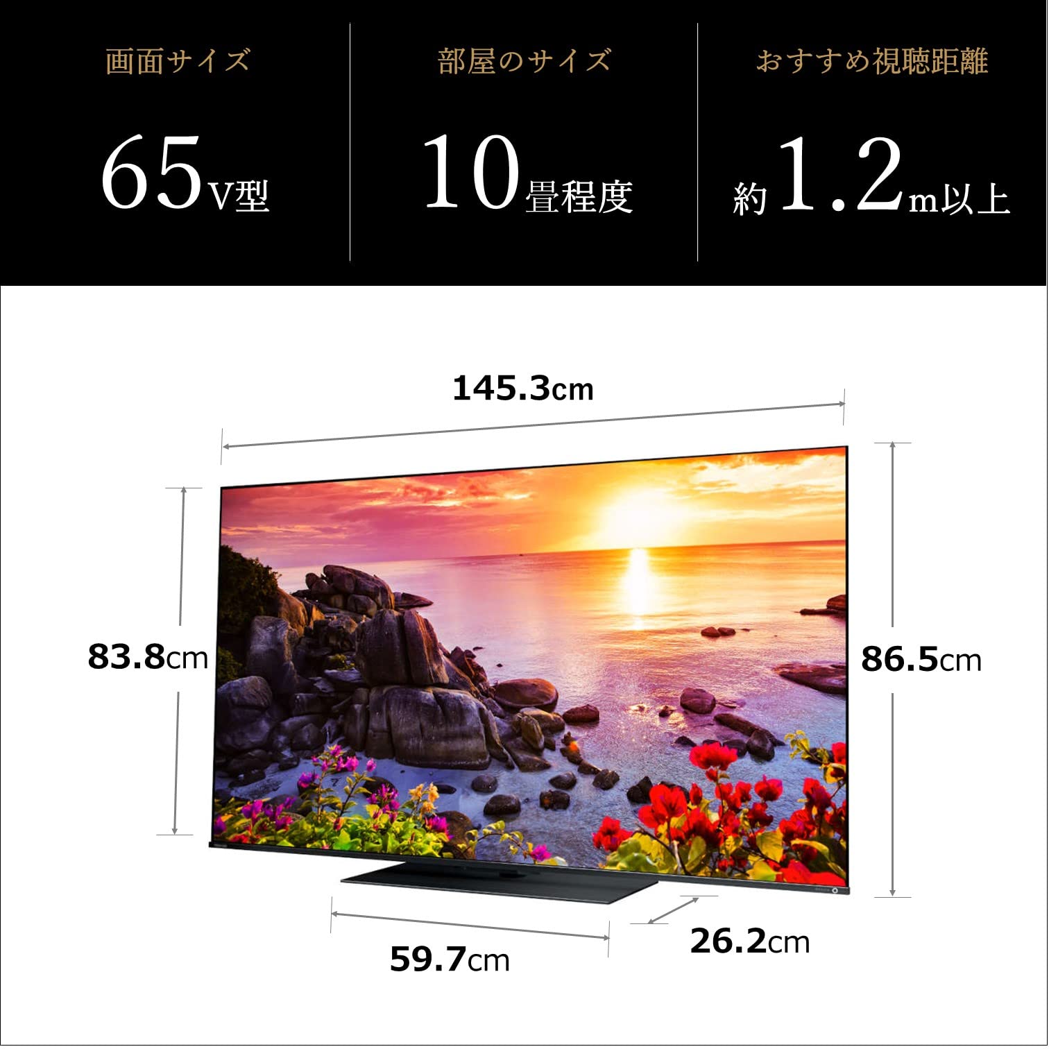 Amazon.co.jp: REGZA 65インチ 4K液晶テレビ 65Z770L 4Kチューナー内蔵