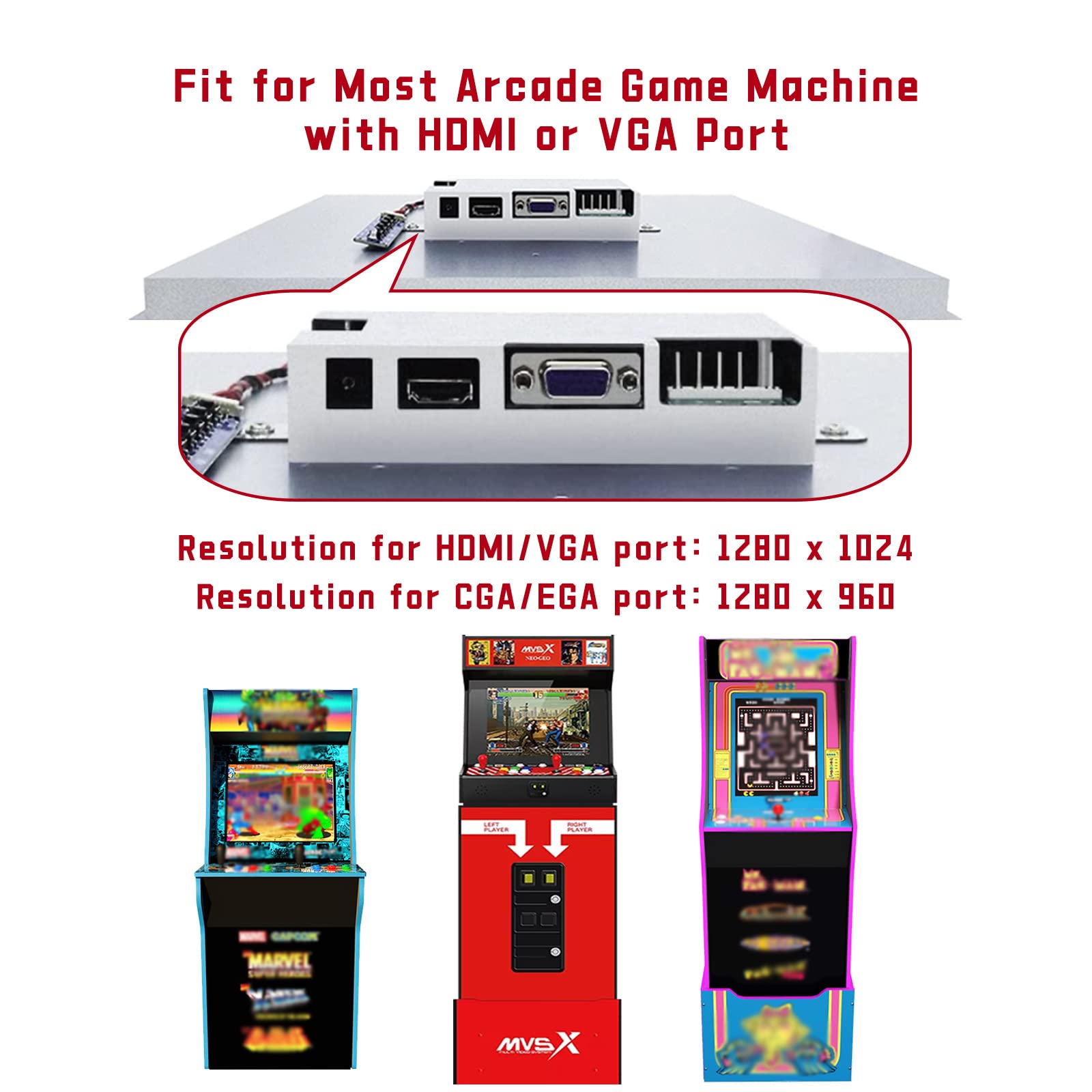 Amazon.com: UNICO 17 inch Phoenix Monitor Replacement for Arcade