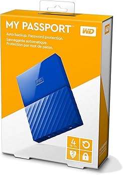 Amazon | WD 4TB Blue My Passport Portable Storage External Hard