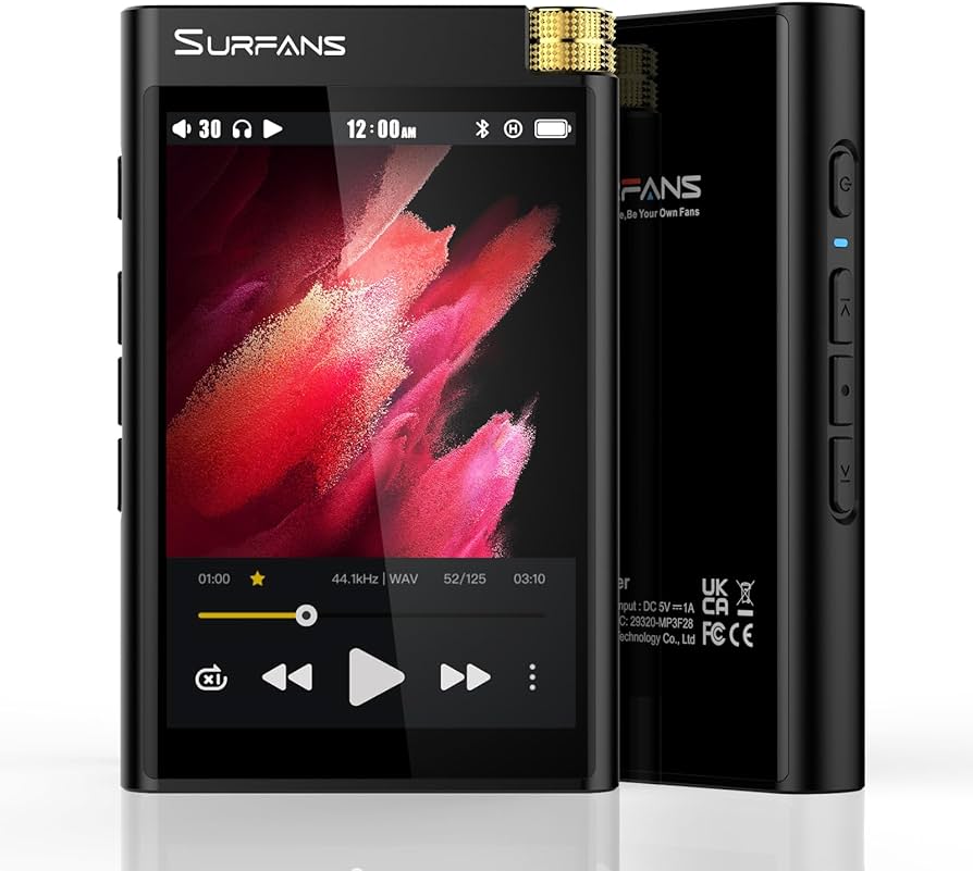 Amazon.co.jp: Surfans HiFi Bluetooth Mp3プレーヤー：F28 ハイレゾ