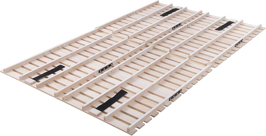 Amazon｜Chic ZONE すのこベッド 二つ折り 天然桐 折りたたみベッド