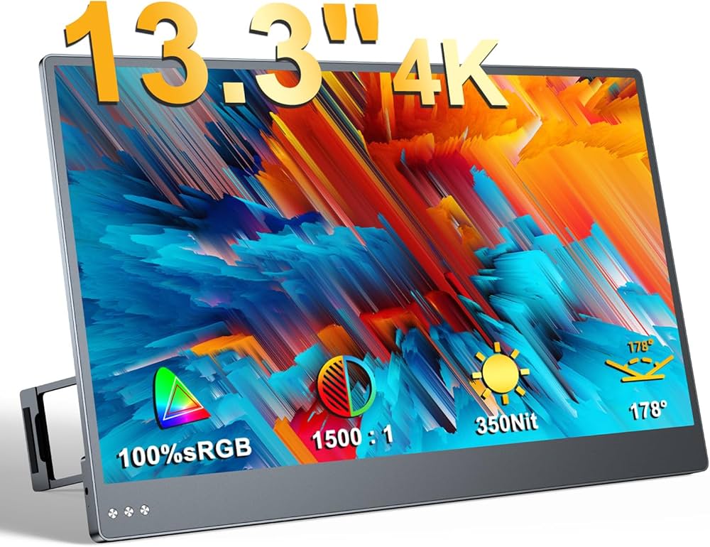 Amazon.co.jp: モバイルモニター EVICIV 13.3インチ 4Kモバイル