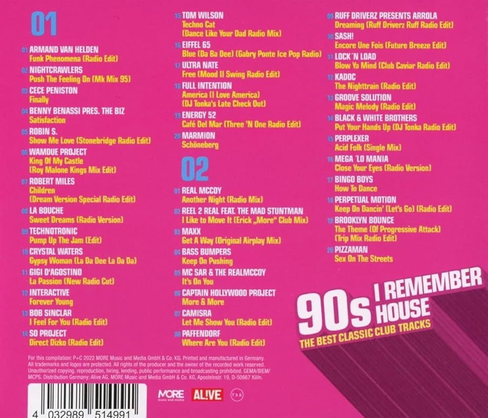 Various - 90s-I Remember House-the Best Classic Club Tra - Amazon