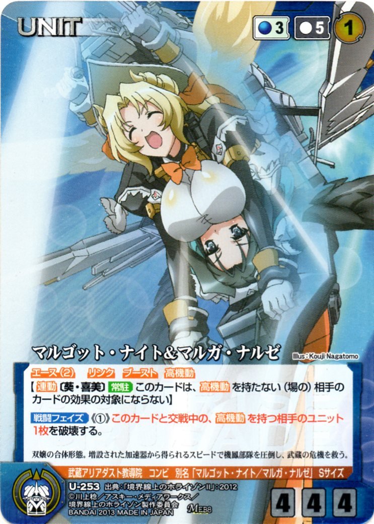 Amazon.co.jp: クルセイド 境界線上のホライゾン 青 U-253 マルゴット