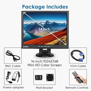 Amazon.co.jp: 14インチモニター 小型ディスプレイ HDMIモニター