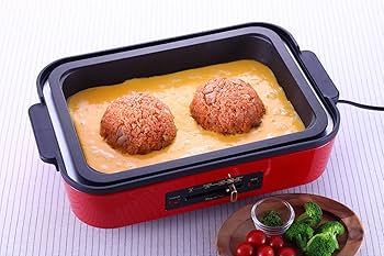 Amazon | D&S ディーアンドエス 油跳ねしにくいホットプレート