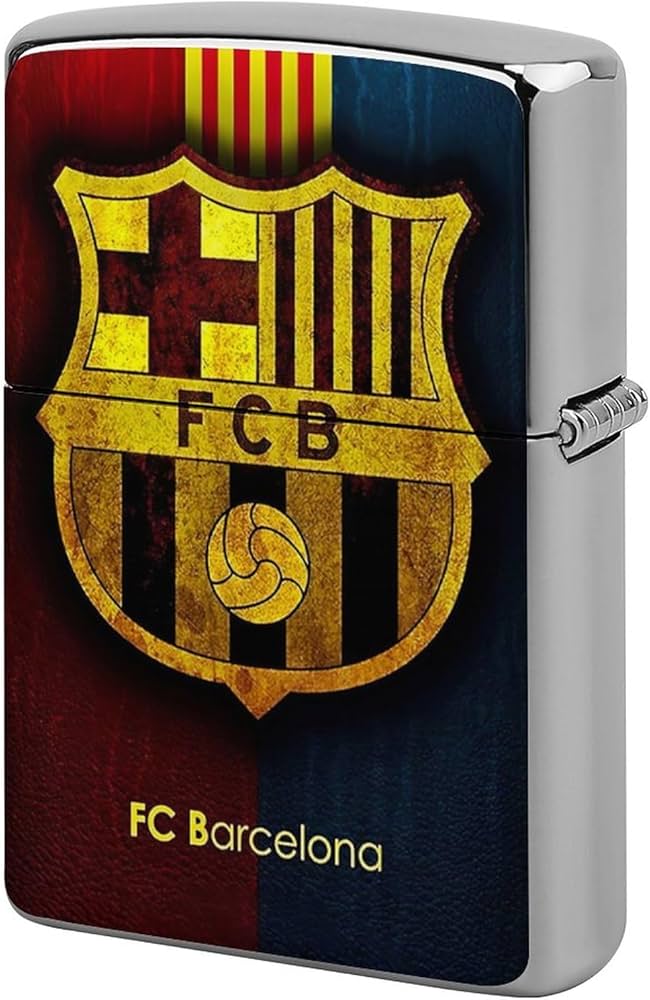 Amazon.co.jp: FC Barcelona ZIPPO Cum Case, Lighter Case, Zippo