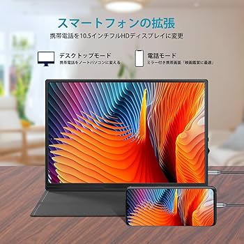 Amazon.co.jp: 10.5インチ モバイルモニター IPS FHDパネル 1920*1280