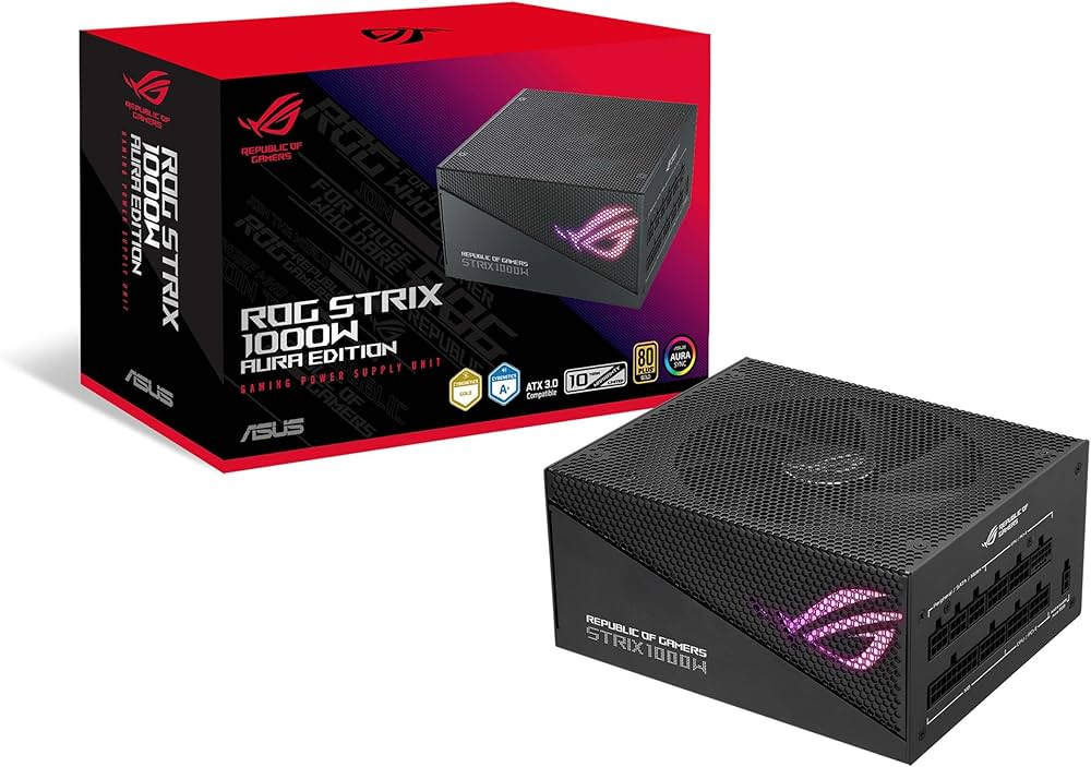 Amazon | ASUS ROG Strix 1000W Gold Auraエディション(フルモジュラー