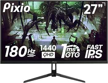 Amazon.com: Pixio PX278 Wave 27 inch 180Hz Refresh Rate Quad HD