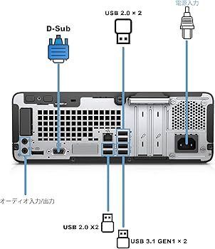 Amazon.co.jp: HP Pro Desk 400 G5 SFF Intel 第八世代Core i5/ RAM