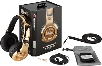 Amazon.co.jp: Monster 24k 密閉型オンイヤーヘッドホン ゴールド MH