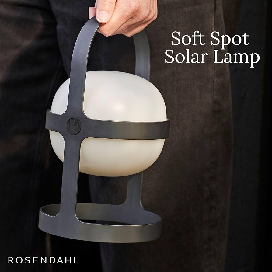 Amazon.com: Rosendahl Soft Spot Solar Circular Lantern - 7.3 in
