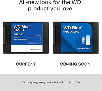 Western Digital 4TB WD Blue SA510 SATA Internal Solid State Drive
