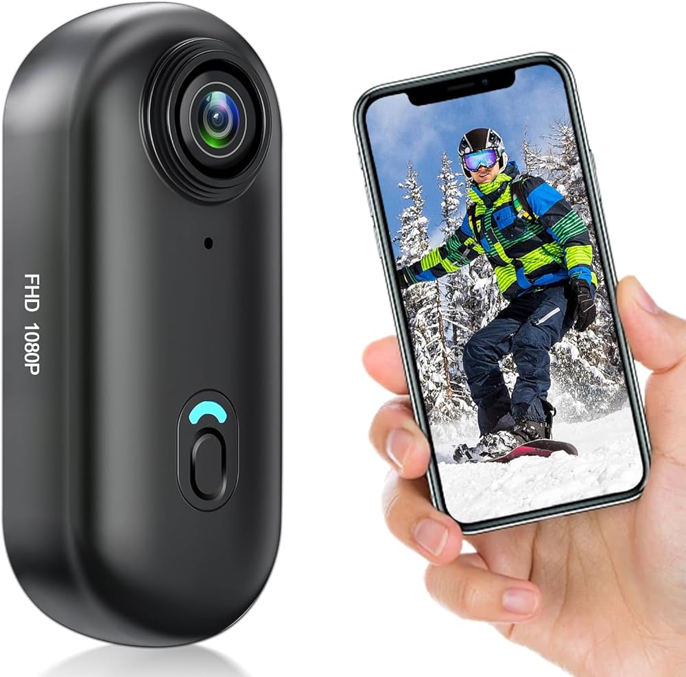 Amazon | Yolanda 1080Pアクションカメラ ウェアラブルカメラ 120度