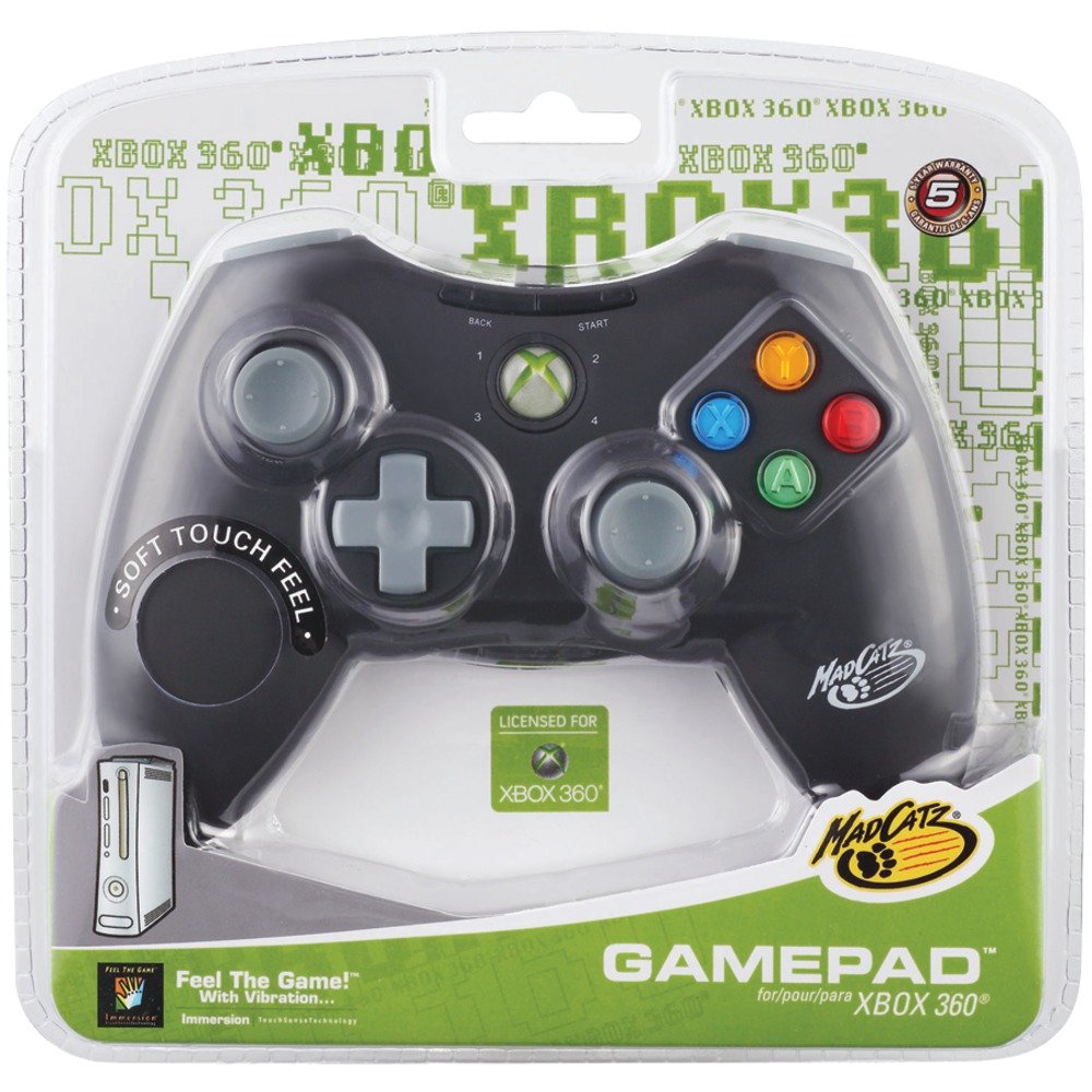 Amazon.com: Mad Catz Xbox 360 Controller (Black) : Everything Else