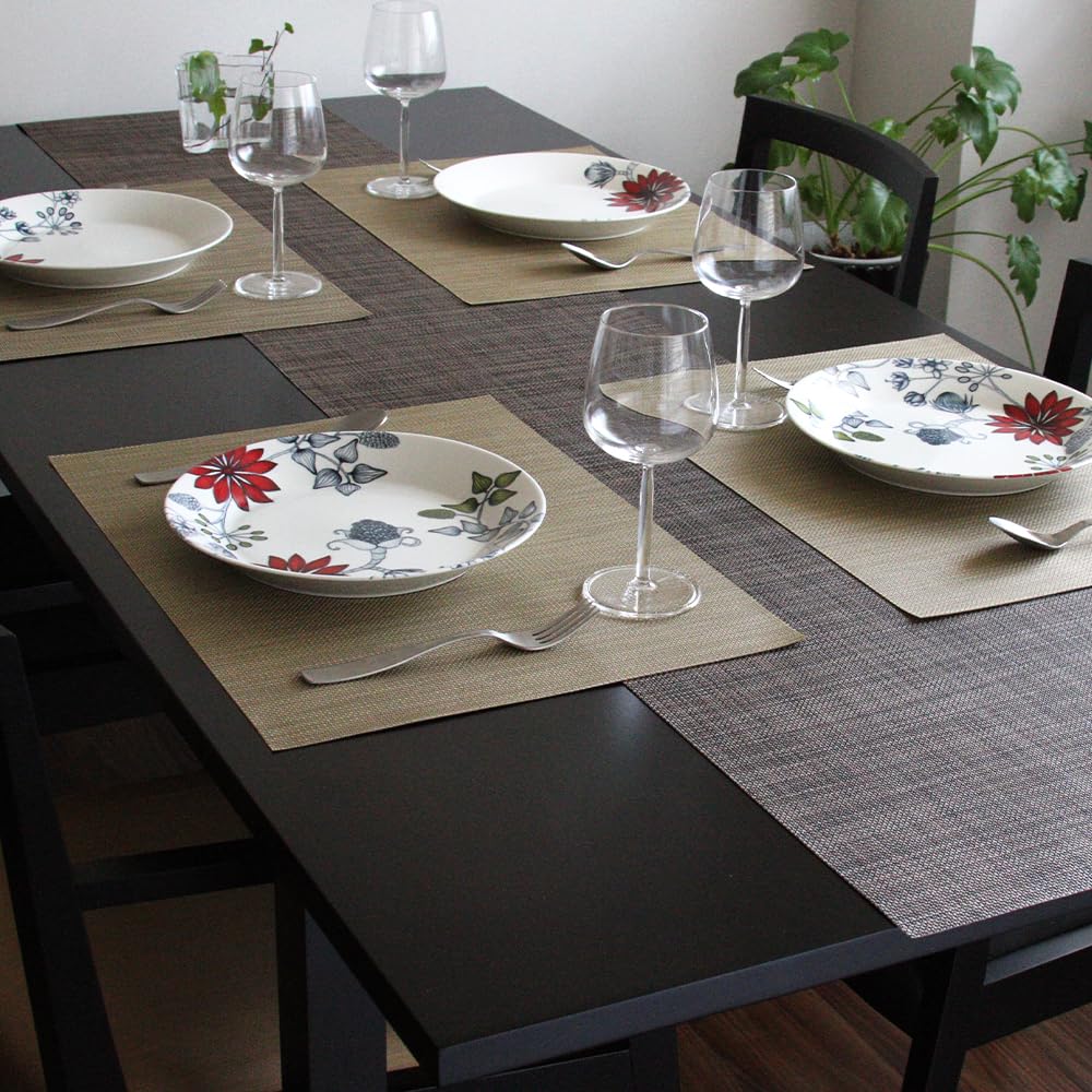 Amazon｜チルウィッチ テーブルランナー ミニバスケットウィーブ