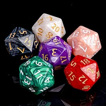 Amazon.com: 20 Sided DND Dice,D20 Giant Polyhedral Dice,55mm Titan