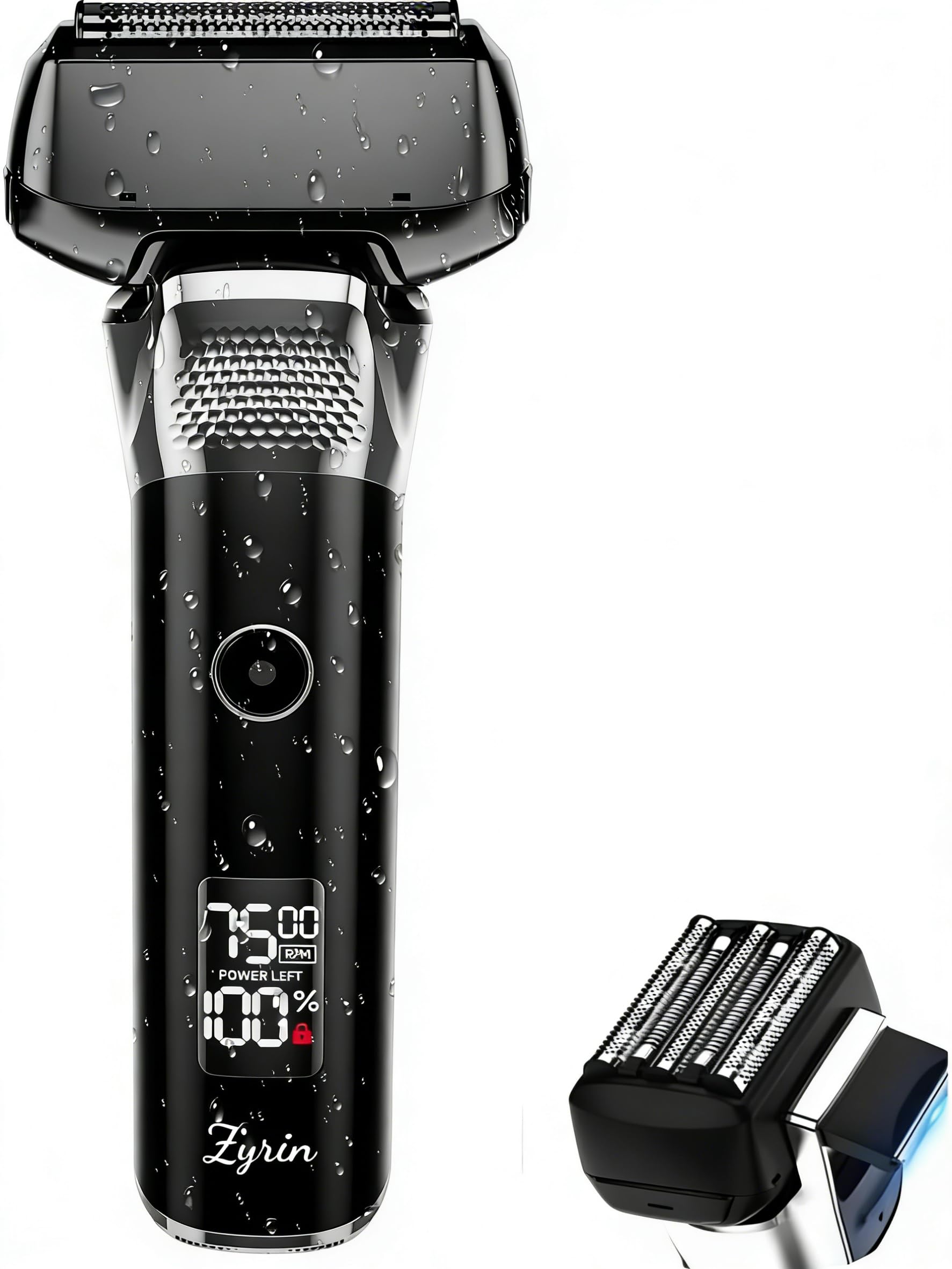Amazon | Zyrin 5枚刃 往復式 シェーバー メンズ ひげそり電動