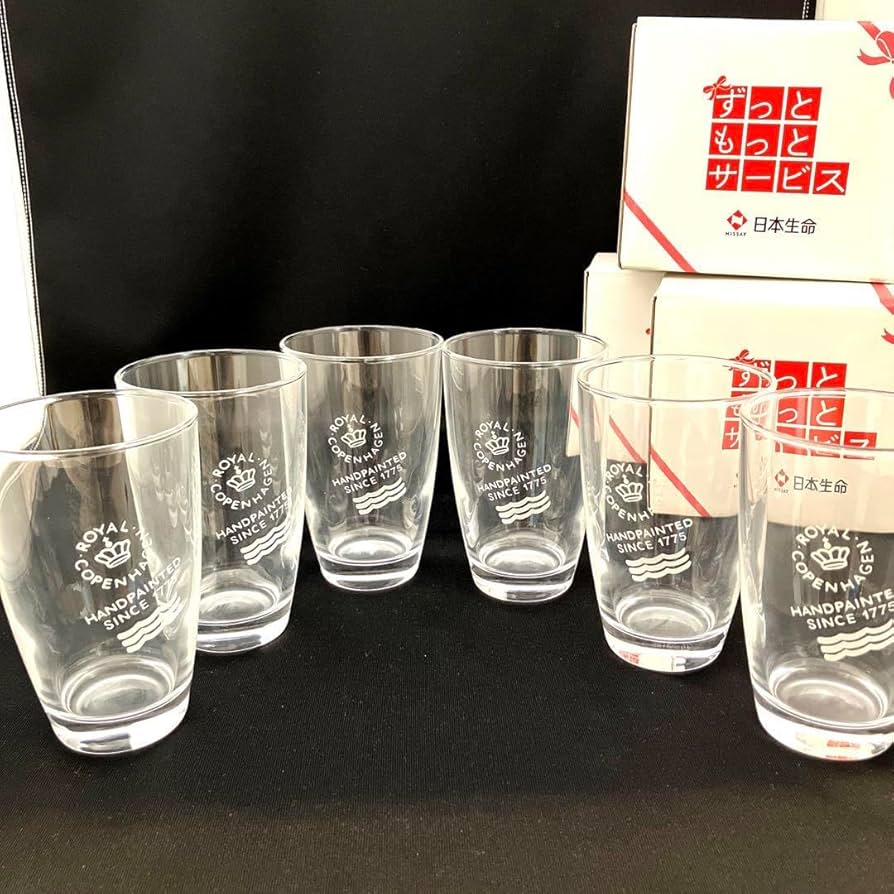 Amazon | ロイヤルコペンハーゲン グラス タンブラー 6客セット | ノー
