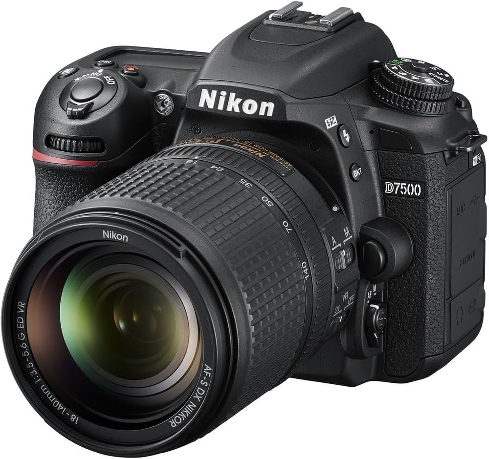 Amazon | Nikon D7500 DSLR 4K Video Camera [with 18-140mm Lens