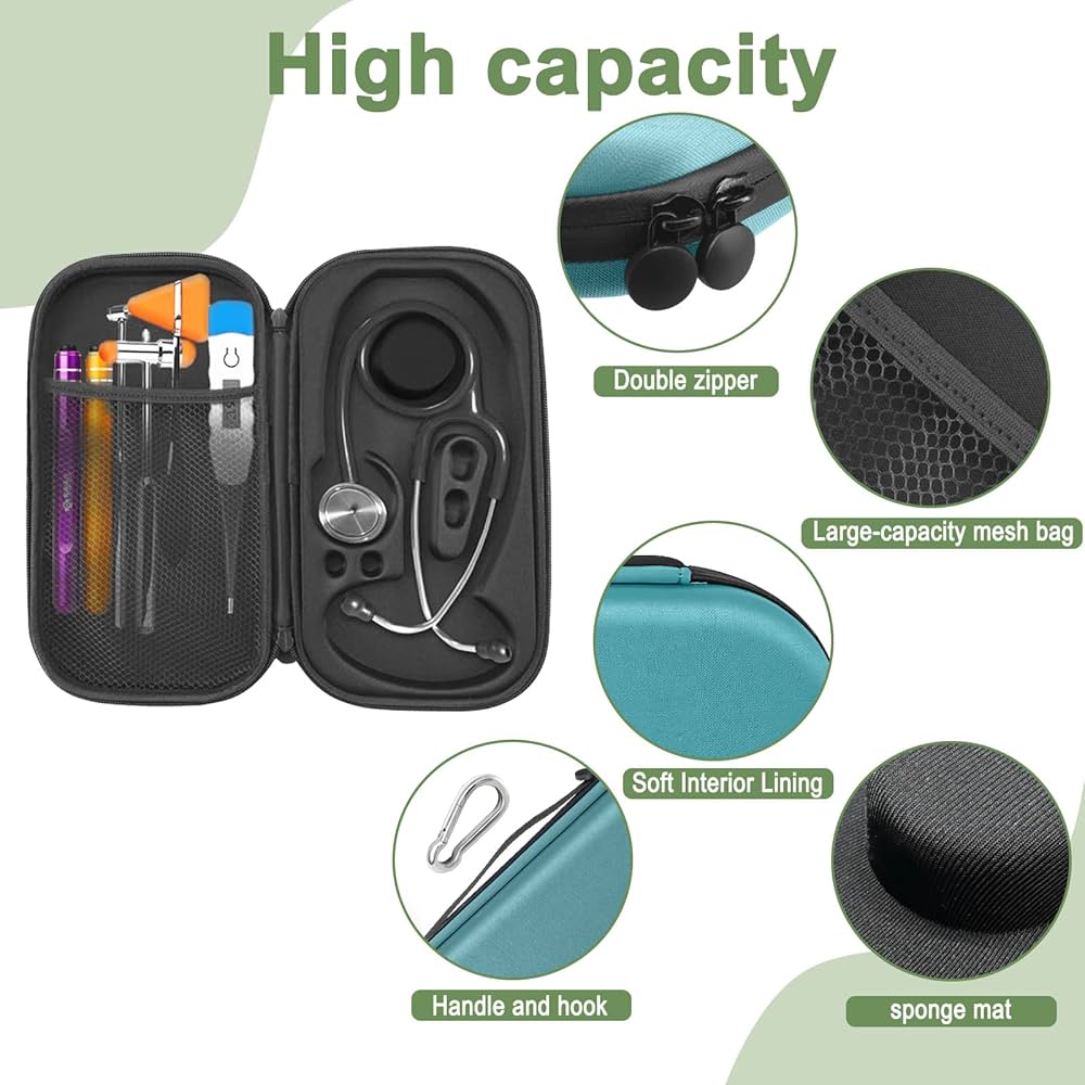 Amazon.co.jp: ZLiT 携帯用聴診器ケース、看護師、医師、医学生用の3M