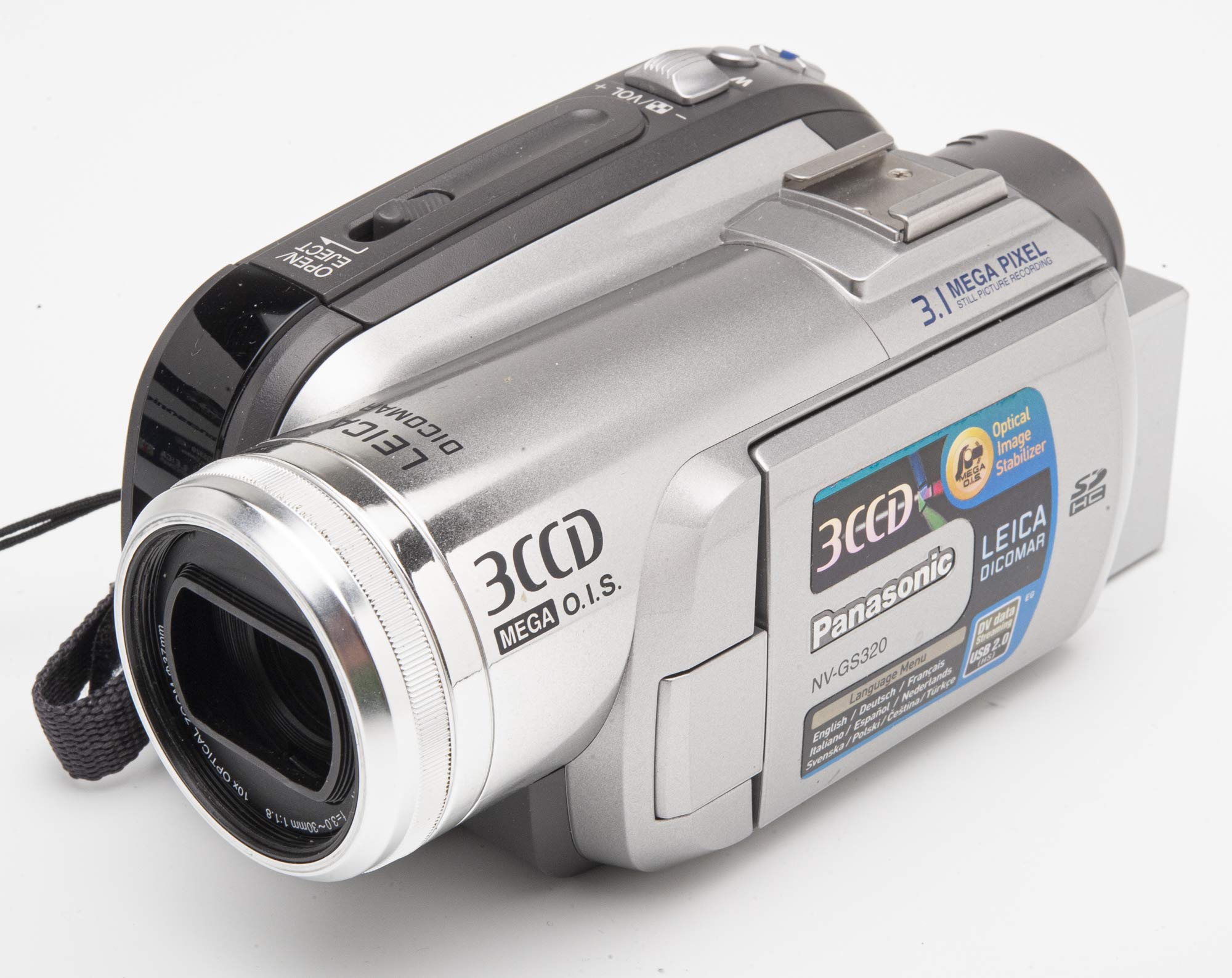 Panasonic NV-GS320 EG-S Camcorder (miniDV, 10-fach opt. Zoom, 6,9