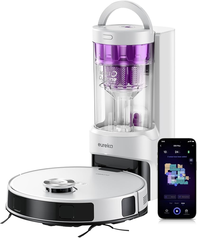 Amazon | EUREKA（ユーリカ） E20PLUS ロボット掃除機 8000Pa 強力吸引