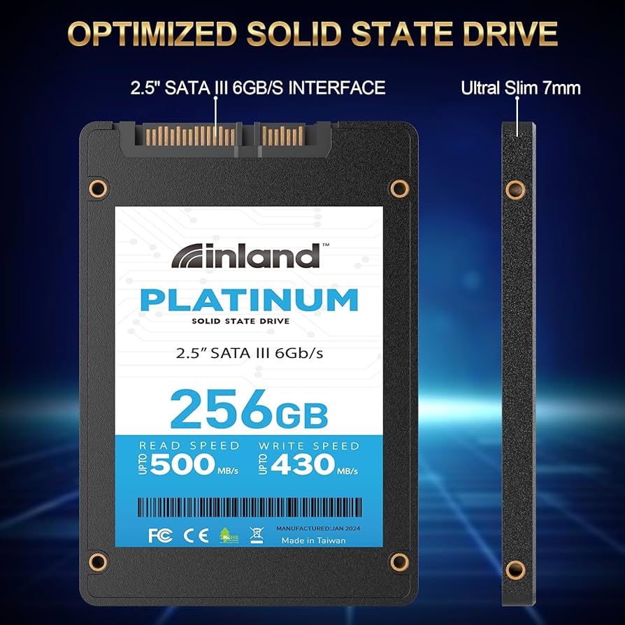 Amazon.com: Inland Platinum 256GB SSD SATA III 6Gb/s 2.5