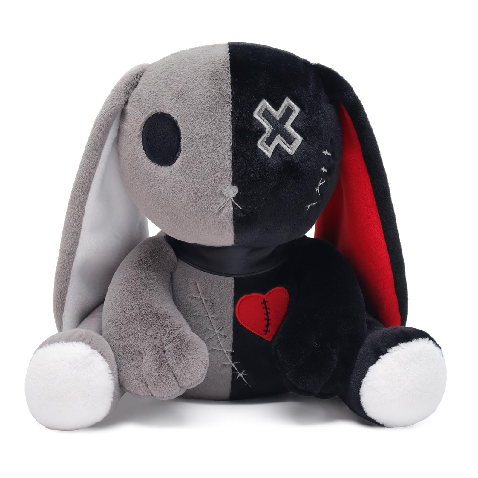 Amazon.co.jp: Qleewei ゴスバニーぬいぐるみ ウサギ ホラーぬいぐるみ