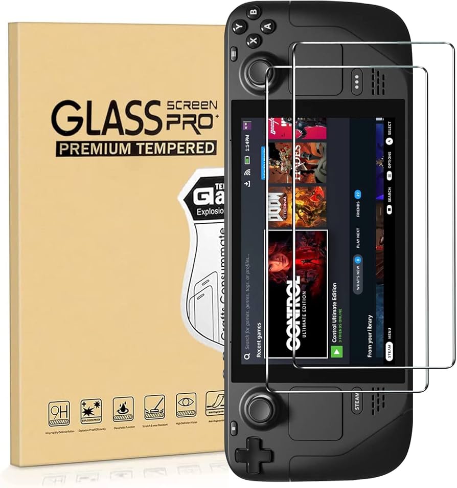 Amazon.co.jp: 【2枚入り】Steam Deck/Steam Deck OLED用 画面保護