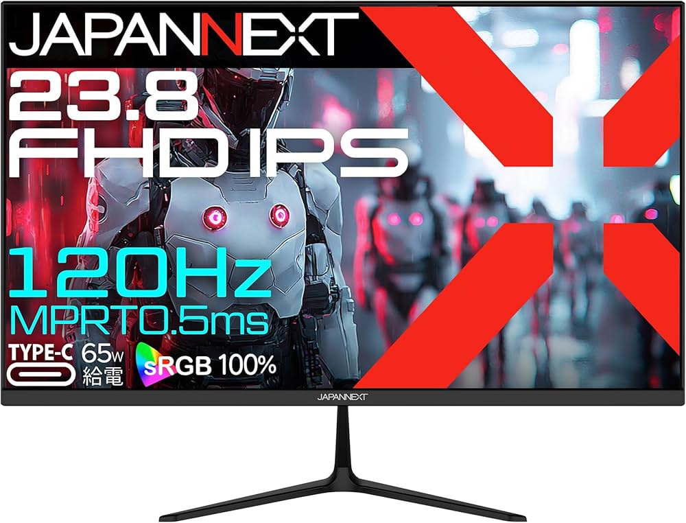 Amazon.co.jp: JAPANNEXT 23.8インチ IPSパネル搭載 120Hz対応 フルHD