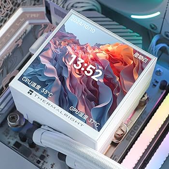 Amazon.co.jp: Thermalright Hyper Vision 360 ARGB White CPU AIO