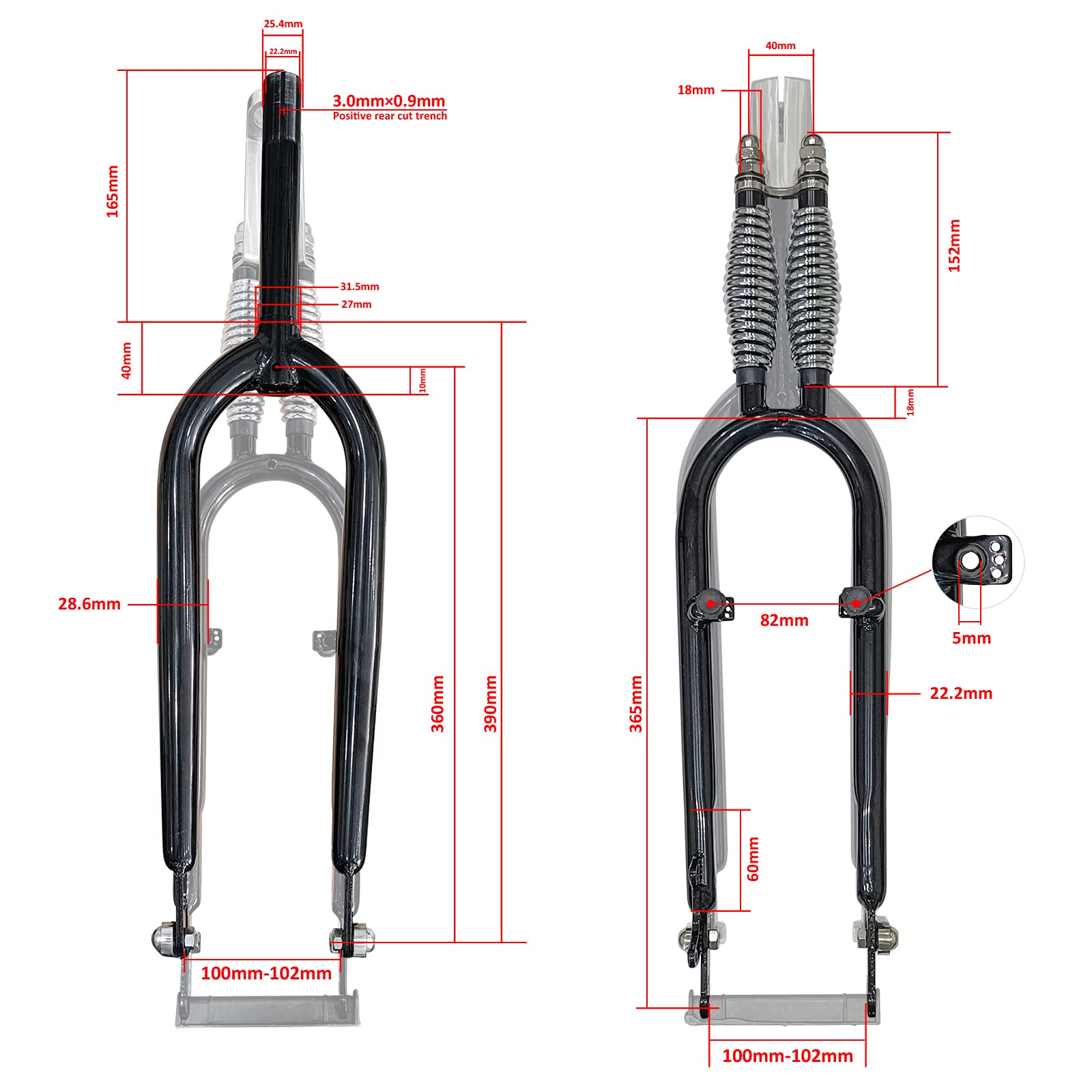 Amazon | DONSP1986 26インチ ダブルスプリンガーサスペンションバイク