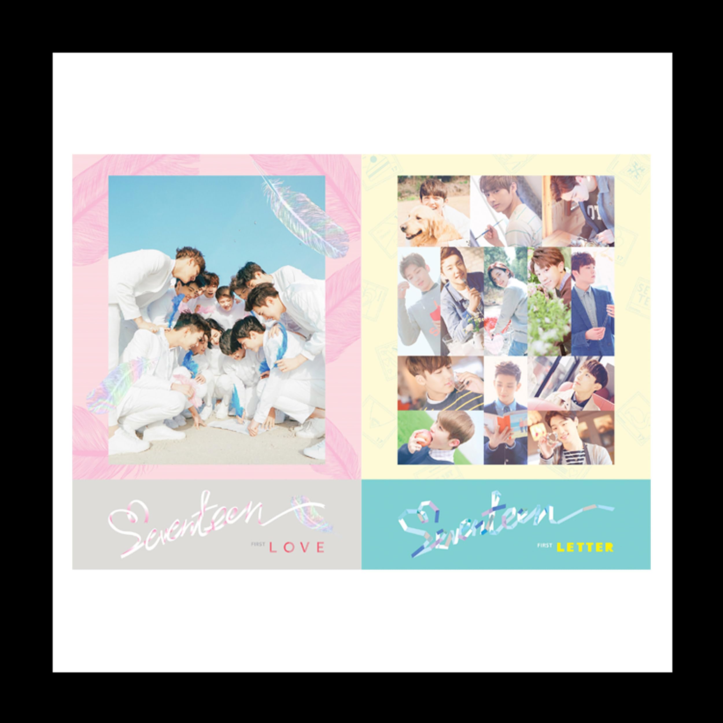 Amazon.co.jp: SEVENTEEN FIRST LOVE & LETTER Reissue 1st Album CD+
