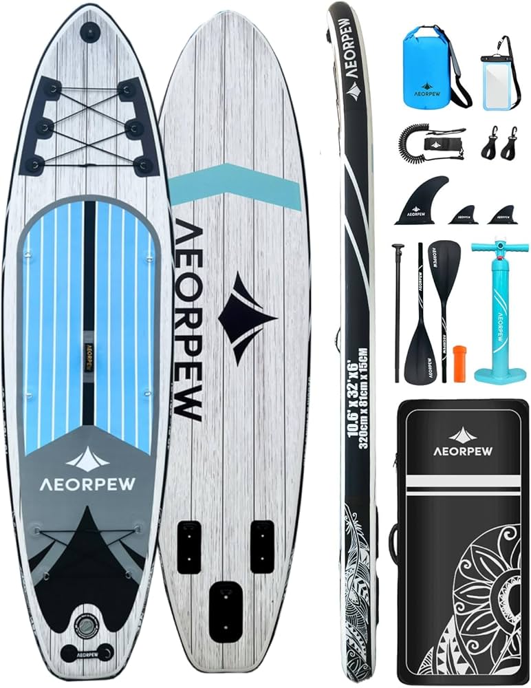 Amazon | AEORPEW (エーオーピー) 10フィート 空気注入式パドルボード