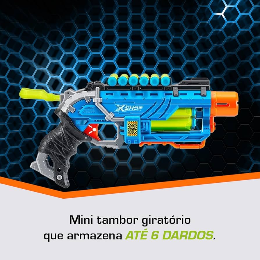 Candide, X-Shot, Lançador de Dardos, Dino Attack Dino Striker - 6