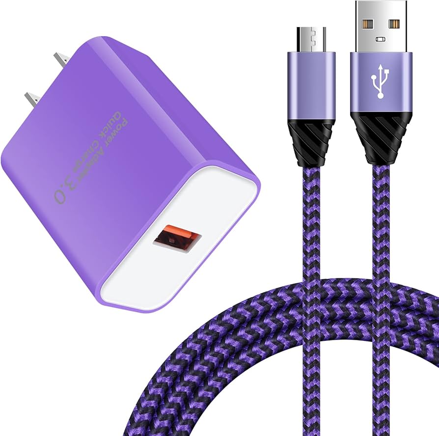 Amazon | ChrisPow アンドロイド充電器 マイクロusbケーブル Micro B