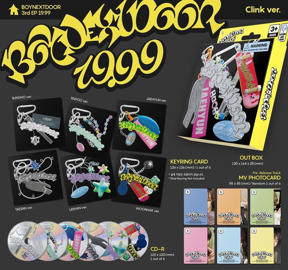 BOYNEXTDOOR - 3rd EP 19.99 Clink version CD (Sungho ver.) - Amazon