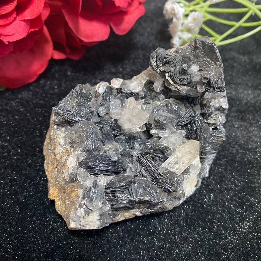 Amazon.co.jp: スペキュライト水晶共生クラスター アイアンローズ