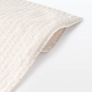 Amazon｜無印良品 アフリカコットンサッカー織掛ふとんカバー オフ白