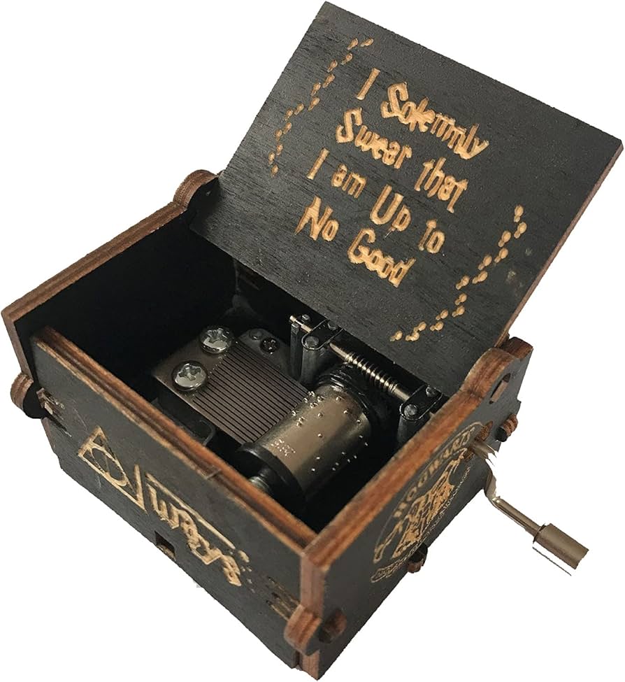 Amazon | オルゴールオルゴール木製ハンドルクランクオルゴールハリー