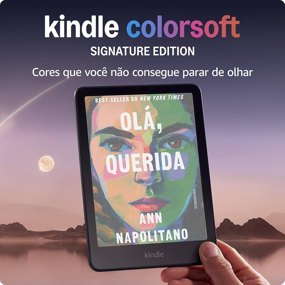 Apresentamos o Kindle Colorsoft Signature Edition (32 GB) - Com