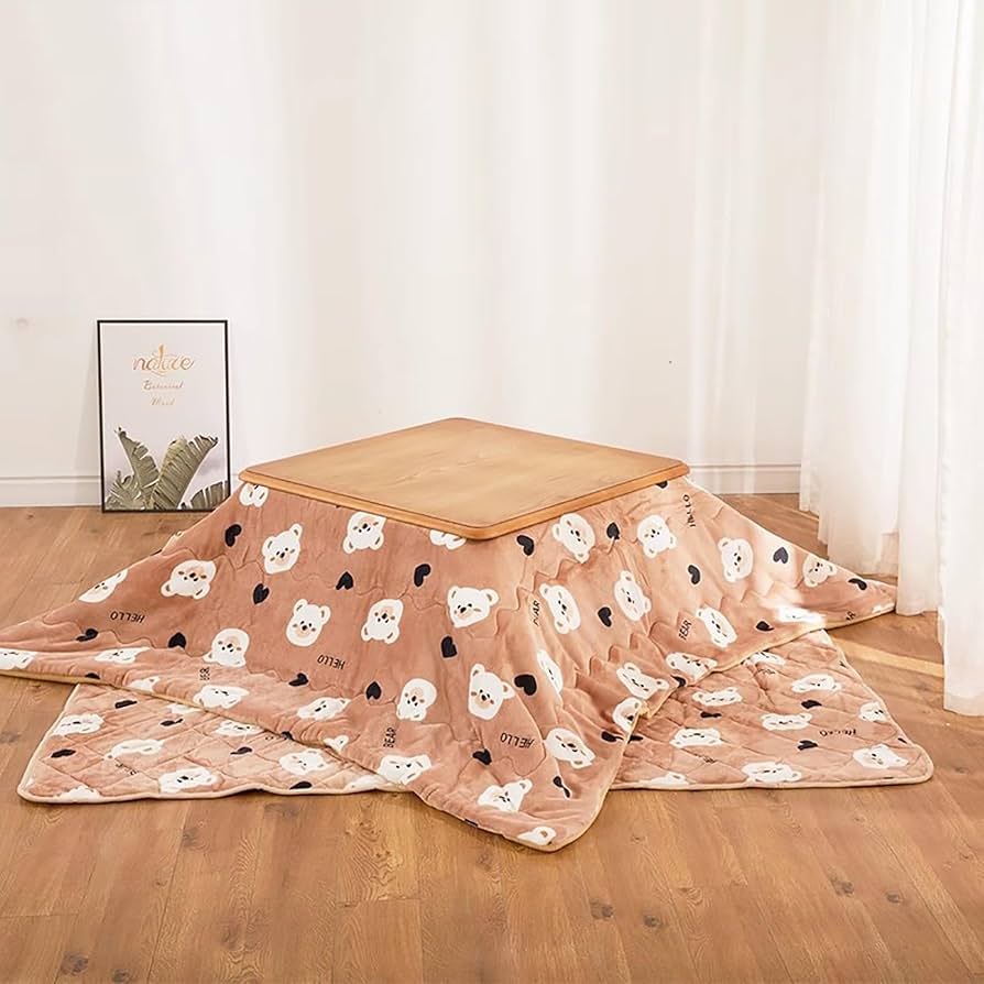 Amazon.com: SUZEPER Japanese Kotatsu Table with Heater and Blanket
