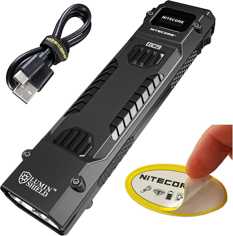 Amazon.co.jp: Nitecore EDC29 EDC タクティカル懐中電灯、6500