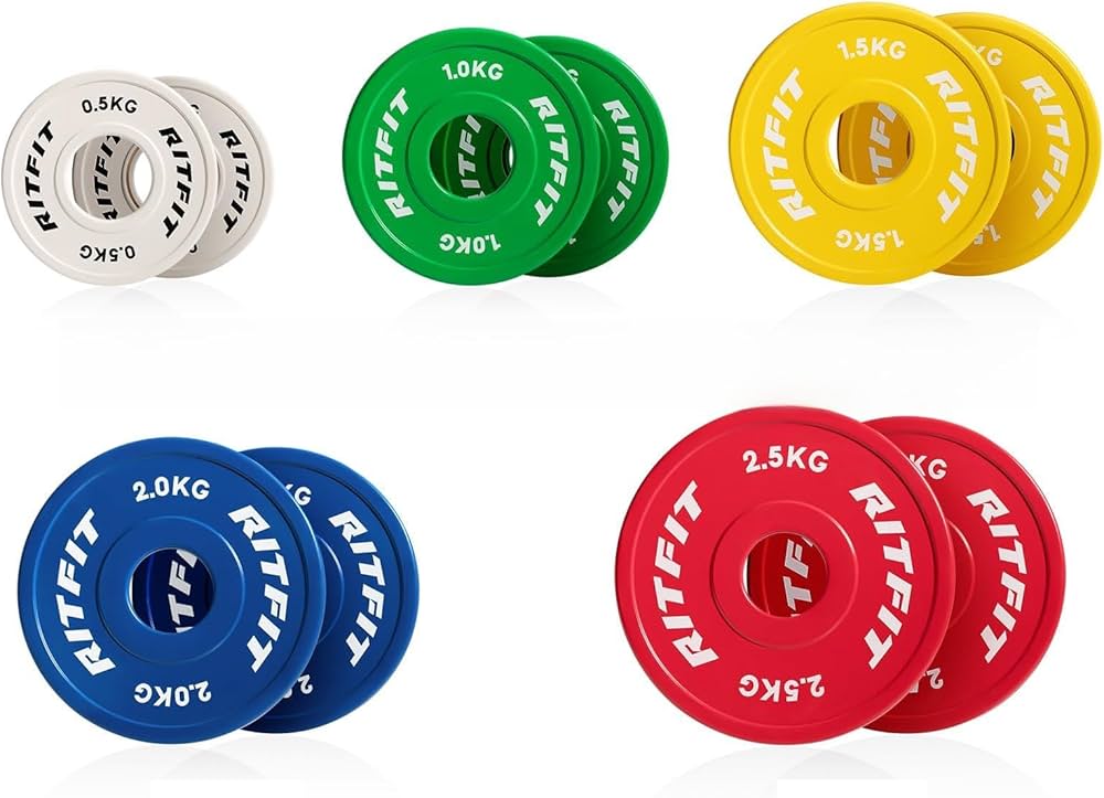 Amazon | RIFTIT ラバー製 重量プレート チェンジプレート バーベル