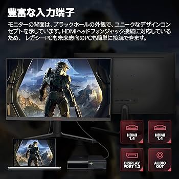 Amazon.co.jp: KOORUI ゲーミングモニター 24インチフルHD VA 非光沢