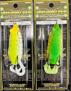 Amazon.co.jp: ウィップラッシュファクトリー 雷魚フロッグ SODX 4個