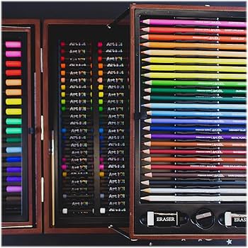 Amazon.com: Art 101 Deluxe Art and Doodle Art Set, Assorted Colors