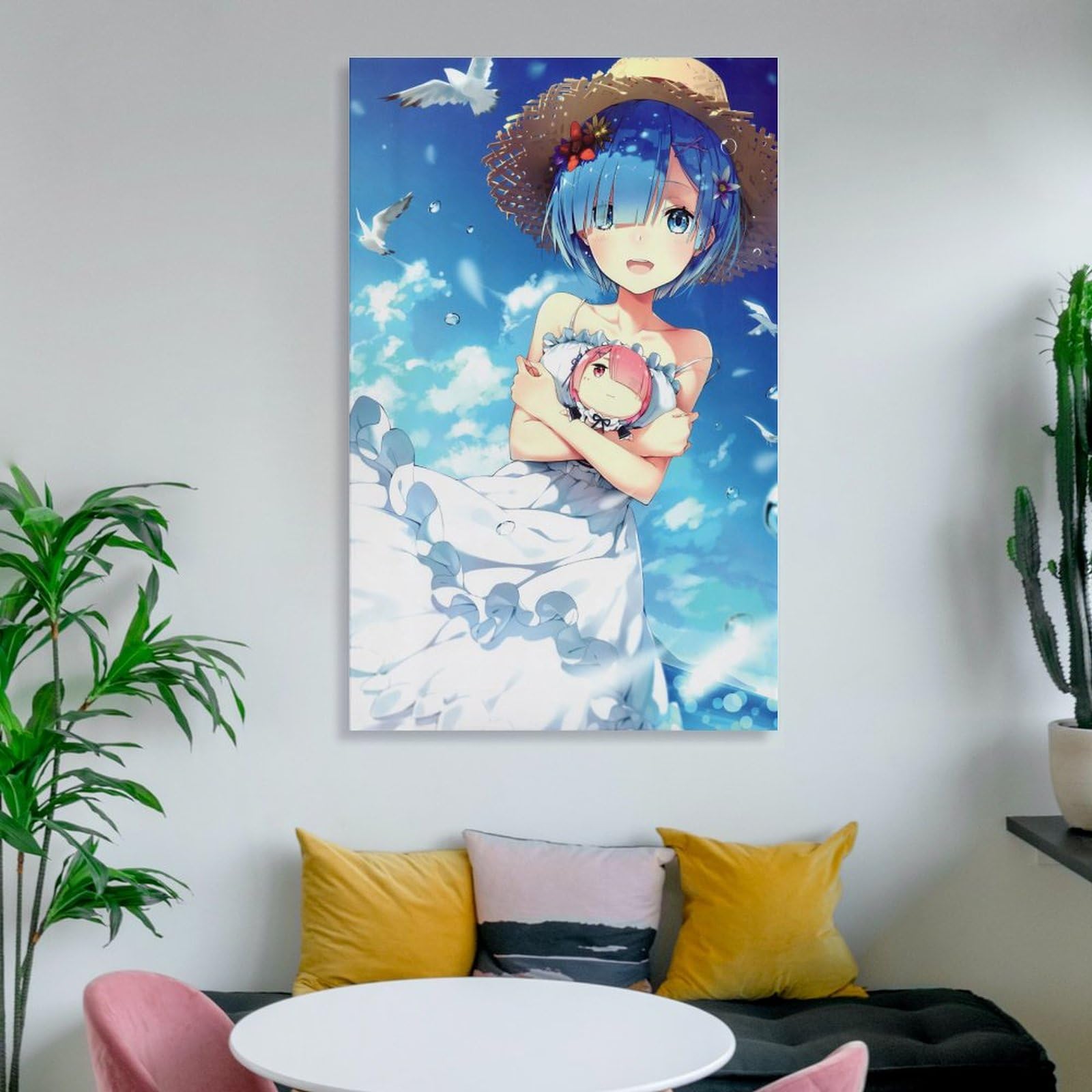 Amazon.co.jp: リゼロ レム ポスター アートパネル 絵画 壁掛け アート